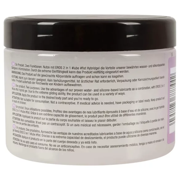 EROS - 2u1 lubrikant i fisting gel - hibridna formula - 500 ml