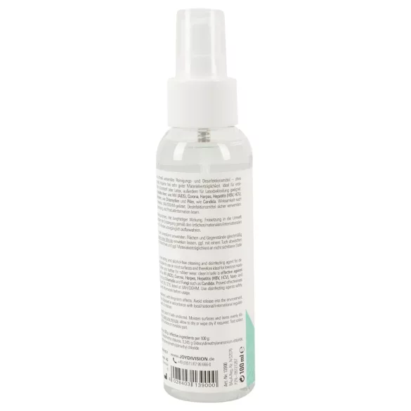 JoyDivision Clean Safe - sprej za dezinfekciju i čišćenje - 100ml