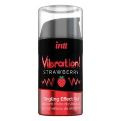 Intt Vibration! - tekući vibrator - jagoda (15ml)