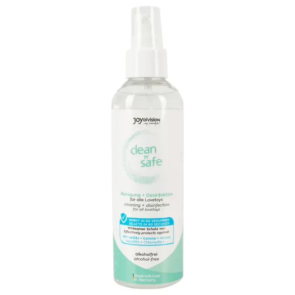 JoyDivision Clean Safe - sprej za dezinfekciju i čišćenje - 200ml