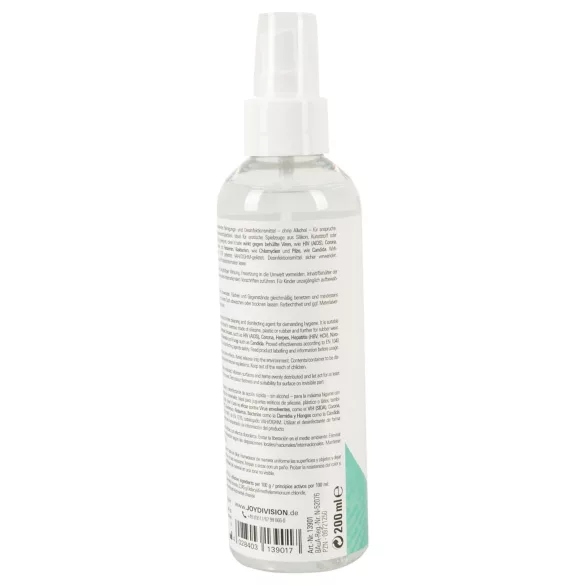 JoyDivision Clean Safe - sprej za dezinfekciju i čišćenje - 200ml