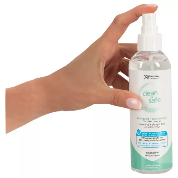 JoyDivision Clean Safe - sprej za dezinfekciju i čišćenje - 200ml