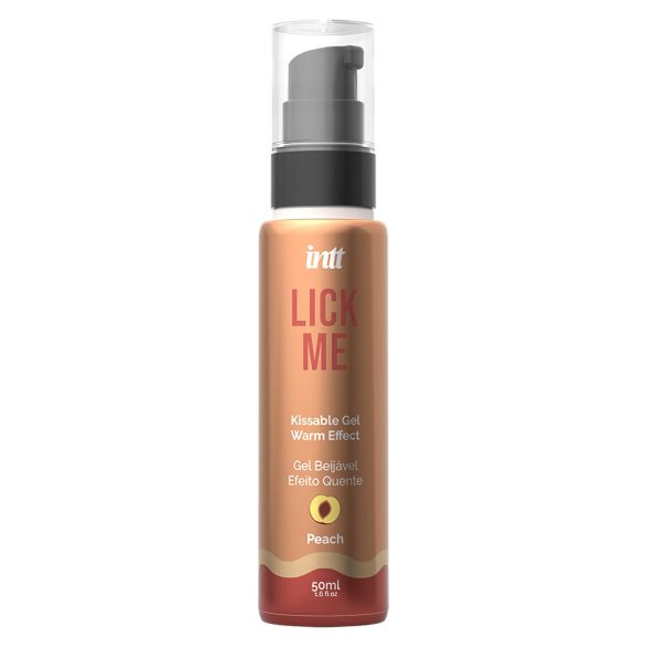 Intt Lick Me - Zagrijavajući lubrikant s okusom breskve (50ml)