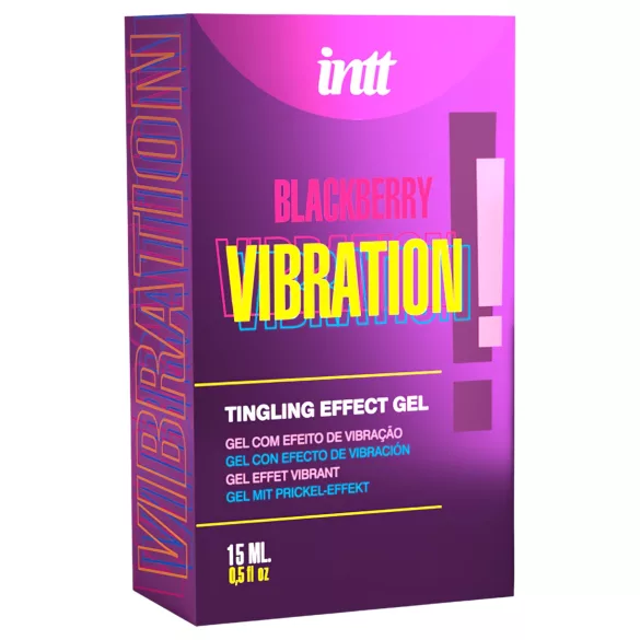 Intt Vibration! - tekući vibrator - kupina aroma - 15ml