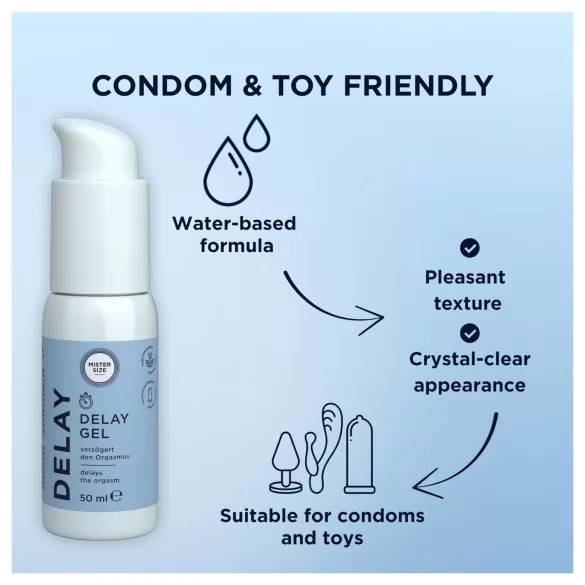 Mister Size - gel za odgađanje ejakulacije - 50ml