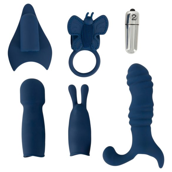 Magic Shiver - set vibratora (plavi)