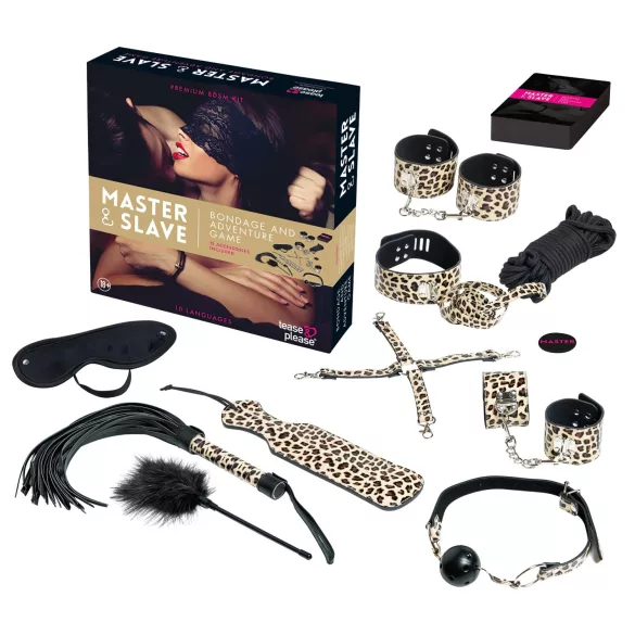 Master & Slave - Set za vezivanje - smeđa/crna