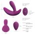 Cotoxo Saddle - daljinski upravljani prostata vibrator (ljubičasti)