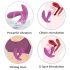 Cotoxo Saddle - daljinski upravljani prostata vibrator (ljubičasti)