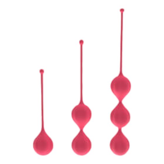 Cotoxo Belle - set loptica za gejše od 3 dijela (crvena)