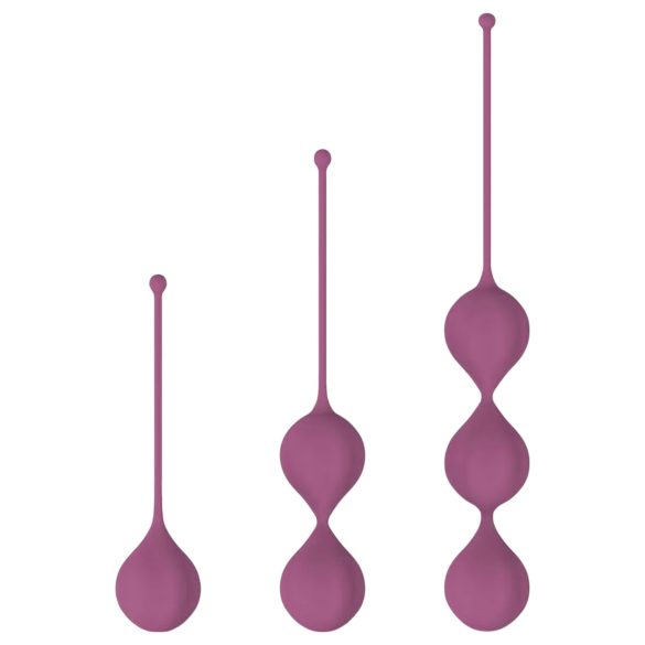 Cotoxo Belle - Set od 3 ljubičaste geisha kuglice