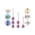 Cotoxo Belle - Set od 3 ljubičaste geisha kuglice