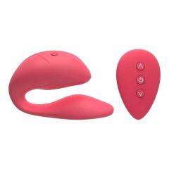   Cotoxo Cupid 2 - vibrator za par na baterije i daljinsko upravljanje (crveni)