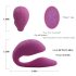 Cotoxo Cupid 2 - daljinski parni vibrator (ljubičasti)