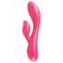 / LP Jessica - pametni, vodootporni vibrator s klitoralnom rukom (ružičasti)