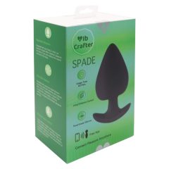   LP Spade - pametni, punjivi, vodootporni analni vibrator (crni)