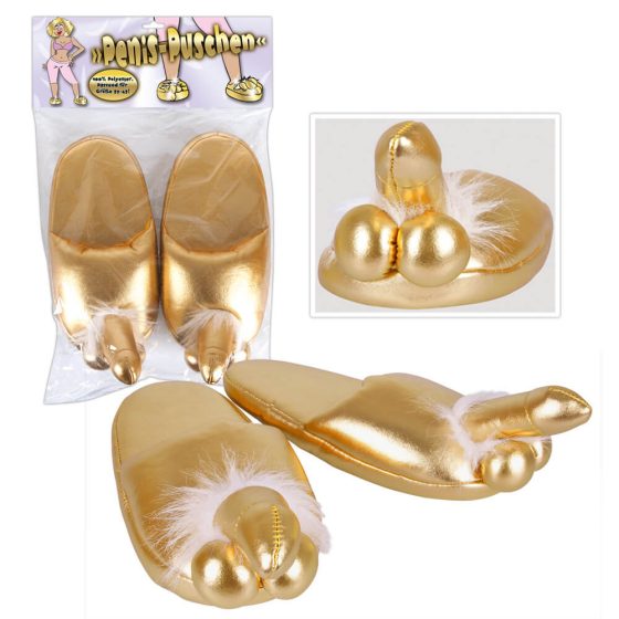 Zlatne papuče - s penisom