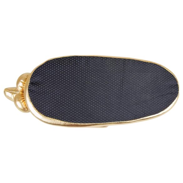 Péniszes papuče - zlatne