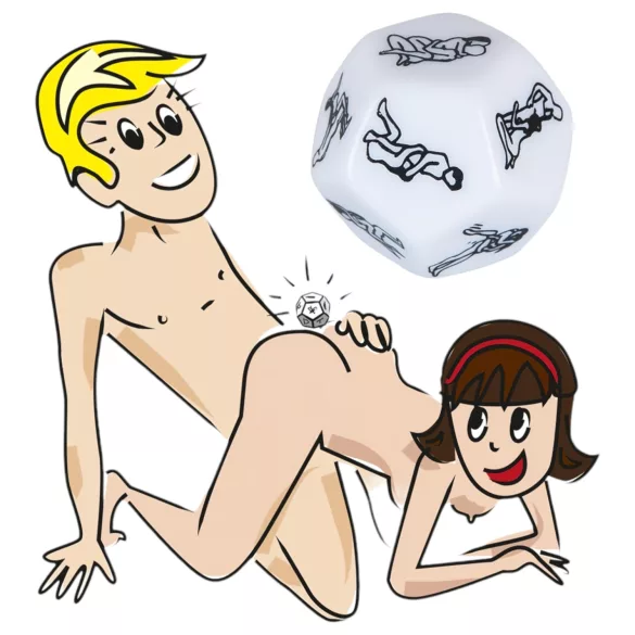 Seksi kocka s 12 strana - bijela