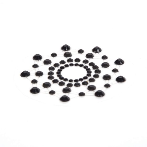 Naljepnica s pjenušavim dijamantima (crna)