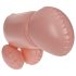 Inflatabilni strap-on penis za igre strasti (natur)