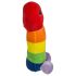 Plišani penis - 30 cm (dugine boje)
