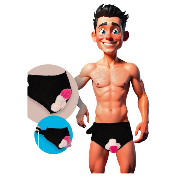 Pumpane hlače s penisom (crne)