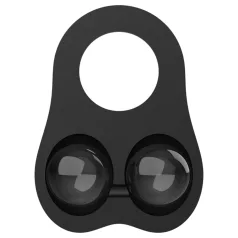   Pulselock Taur - silikonski prsten za testise s otežanim kuglicama (crni)