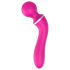 Usamljeni 2u1 – masažer i G-točka vibrator s 3 nastavka (ružičasti)