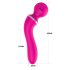 Usamljeni 2u1 – masažer i G-točka vibrator s 3 nastavka (ružičasti)