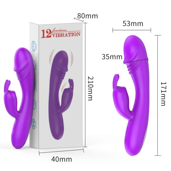 Lonely - vibrator na baterije, klitoris, G-točka (ružičasti)