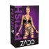 ZADO - višedijelni kožni harness set s lisicama - crni (S-M)