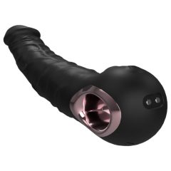Funny Me - punjivi, vodootporni vibrator za glavić (crni)