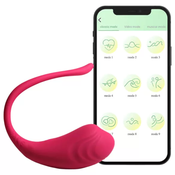 Funny Me - vibracijsko jaje na daljinsko upravljanje - punjivo - roza