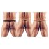 Svenjoyment - muški tanga set - crna (3 dijela) S-L