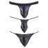 Svenjoyment - muški tanga set - crna (3 dijela) S-L