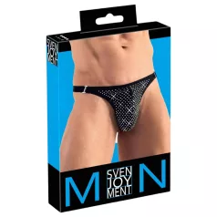 Svenjoyment - muške tange sa cirkonima - crna