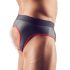 Svenjoyment - otvoreni jock remen (crni) - XL