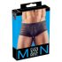 Prozirne prugaste bokserice (crne) - XL