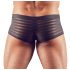 Prozirne prugaste bokserice (crne) - XL