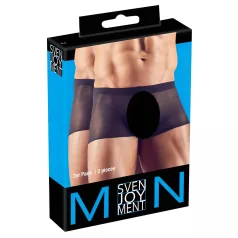 Svenjoyment - prozirni bokser set - crna - 2 dijela - S-L