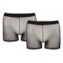 Svenjoyment prozirni bokser set - crni (2-dijelni) S-L