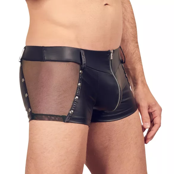 Svenjoyment - muške bokserice - sjajni izgled - crne - XL