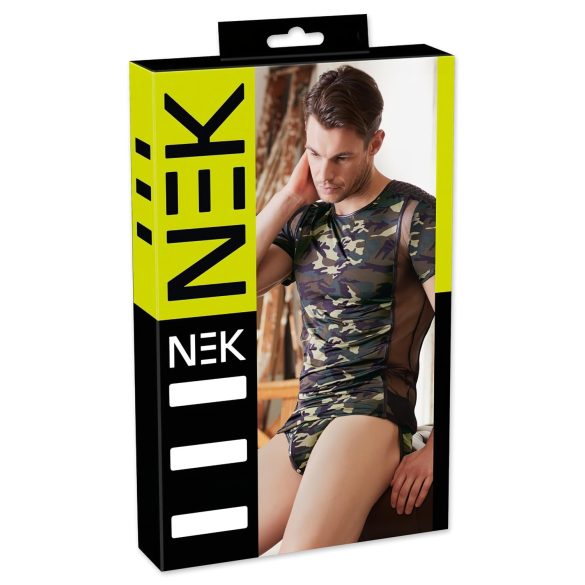 / NEK - muška majica s terenskim uzorkom (zeleno-smeđa) - 2XL