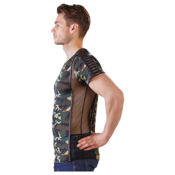 NEK - muška majica s uzorkom kamuflaže (zeleno-smeđa) - 2XL