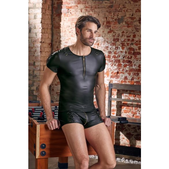 NEK - mat crna majica kratkih rukava za muškarce - L