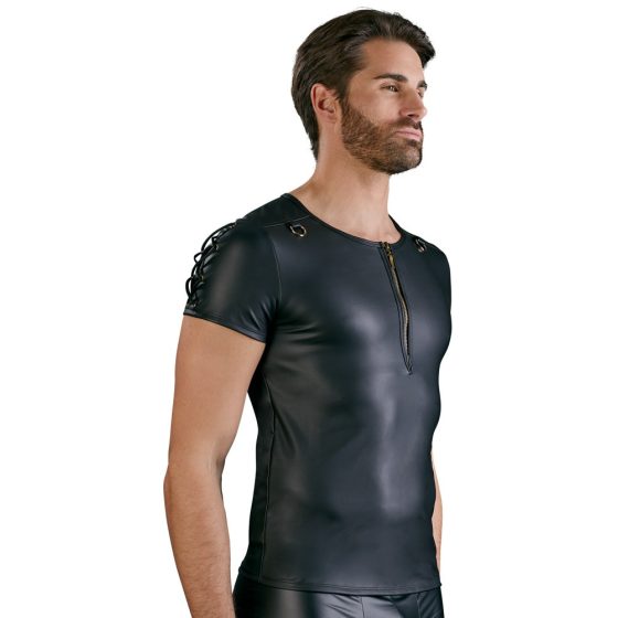 NEK - mat efekt, muška majica kratkih rukava (crna) - XL
