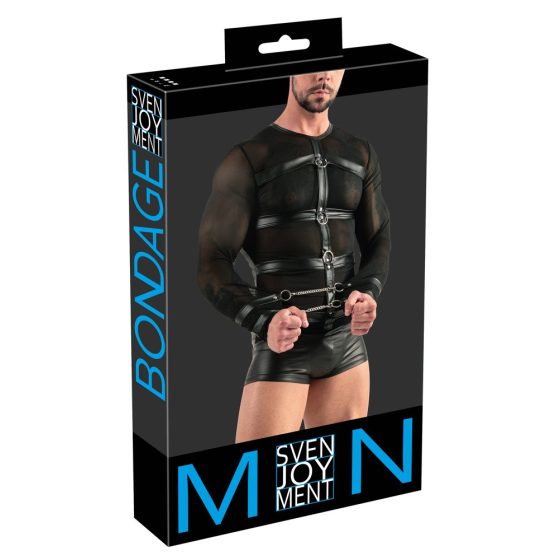 Svenjoyment - muški grudnjak, majica dugih rukava (crni)