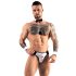 Svenjoyment - muški konobar tango kostim set (crno-bijeli) - XL