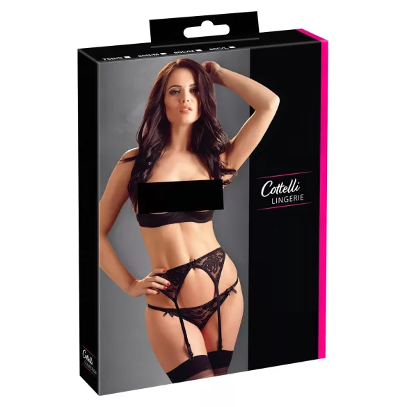 Cottelli - Erotski set za troje - crna - 80B/M